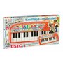 Orga muzicala pentru copii cu 24 de taste si note muzicale RS Toys, include 24 melodii presetate, buton ON/OFF - 2