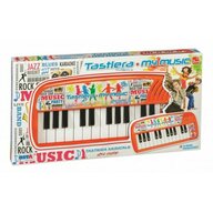 Orga muzicala pentru copii cu 24 de taste si note muzicale RS Toys, include 24 melodii presetate, buton ON/OFF