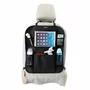 Organizator auto, Bebe Stars, Cu suport pentru tableta, Cu multiple buzunare, Black - 1