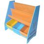 Style - Organizator carti si jucarii cu cadru din lemn Blue Crayon - 1