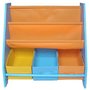 Style - Organizator carti si jucarii cu cadru din lemn Blue Crayon - 3