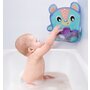 Organizator de baie, Playgro, Pentru jucarii, Cu ventuze, Rezistent la apa si mucegai, Inchidere prin velcro, 6 luni+, Bear, Multicolor - 7