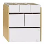 Organizator din material reciclat pentru jucarii, Cream, 3 Sprouts - 1