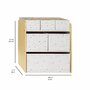 Organizator din material reciclat pentru jucarii, Terrazzo Pink, 3 Sprouts - 4