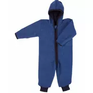 Indigo 74/80 - Overall din lana merinos organica - tumble/boiled wool - Iobio