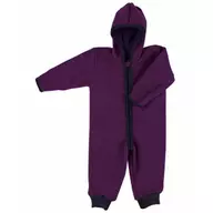 Plum 86/92 - Overall din lana merinos organica - tumble/boiled wool - Iobio