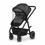 Pachet complet pentru primele zile, Carucior 3 in 1, Lionelo, Bianka, Transformabil, Cu landou, salteluta moale, geanta pentru parinti + Patut co-sleeper, Lionelo, Aurora, 3 in 1, Cu saltea si geanta transport, Gri - 6