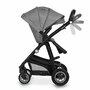 Pachet complet pentru primele zile, Carucior 3 in 1, Lionelo, Bianka, Transformabil, Cu landou, salteluta moale, geanta pentru parinti + Patut co-sleeper, Lionelo, Aurora, 3 in 1, Cu saltea si geanta transport, Gri - 8