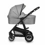 Pachet complet pentru primele zile, Carucior 3 in 1, Lionelo, Bianka, Transformabil, Cu landou, salteluta moale, geanta pentru parinti + Patut co-sleeper, Lionelo, Aurora, 3 in 1, Cu saltea si geanta transport, Gri - 3