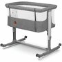 Pachet complet pentru primele zile, Carucior 3 in 1, Lionelo, Bianka, Transformabil, Cu landou, salteluta moale, geanta pentru parinti + Patut co-sleeper, Lionelo, Aurora, 3 in 1, Cu saltea si geanta transport, Gri - 24