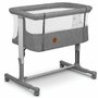 Pachet complet pentru primele zile, Carucior 3 in 1, Lionelo, Bianka, Transformabil, Cu landou, salteluta moale, geanta pentru parinti + Patut co-sleeper, Lionelo, Aurora, 3 in 1, Cu saltea si geanta transport, Gri - 26