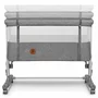 Pachet complet pentru primele zile, Carucior 3 in 1, Lionelo, Bianka, Transformabil, Cu landou, salteluta moale, geanta pentru parinti + Patut co-sleeper, Lionelo, Aurora, 3 in 1, Cu saltea si geanta transport, Gri - 9