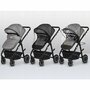Pachet complet pentru primele zile, Carucior 3 in 1, Lionelo, Bianka, Transformabil, Cu landou, salteluta moale, geanta pentru parinti + Patut co-sleeper, Lionelo, Aurora, 3 in 1, Cu saltea si geanta transport, Gri - 52
