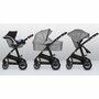Pachet complet pentru primele zile, Carucior 3 in 1, Lionelo, Bianka, Transformabil, Cu landou, salteluta moale, geanta pentru parinti + Patut co-sleeper, Lionelo, Aurora, 3 in 1, Cu saltea si geanta transport, Gri - 59