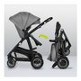 Pachet complet pentru primele zile, Carucior 3 in 1, Lionelo, Bianka, Transformabil, Cu landou, salteluta moale, geanta pentru parinti + Patut co-sleeper, Lionelo, Aurora, 3 in 1, Cu saltea si geanta transport, Gri - 66