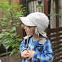Palarie copii din in organic cu protectie pentru urechi si snur - Pickapooh - Tom Linen - 1