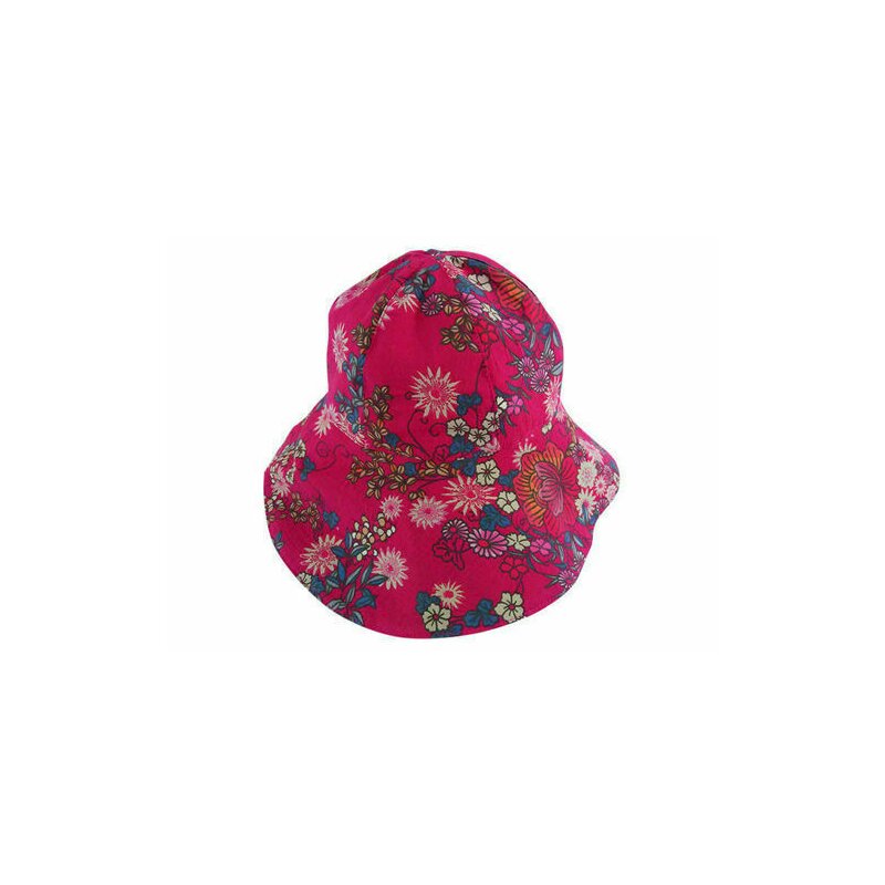 Kidsdecor - palarie cu flori, de vara, 54 cm din bumbac, 5-6 ani