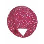 Palarie de soare Pink Confetti din bumbac, ajustabila, pentru fetițe cu parul prins in coada - 5