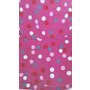 Palarie de soare Pink Confetti din bumbac, ajustabila, pentru fetițe cu parul prins in coada - 8