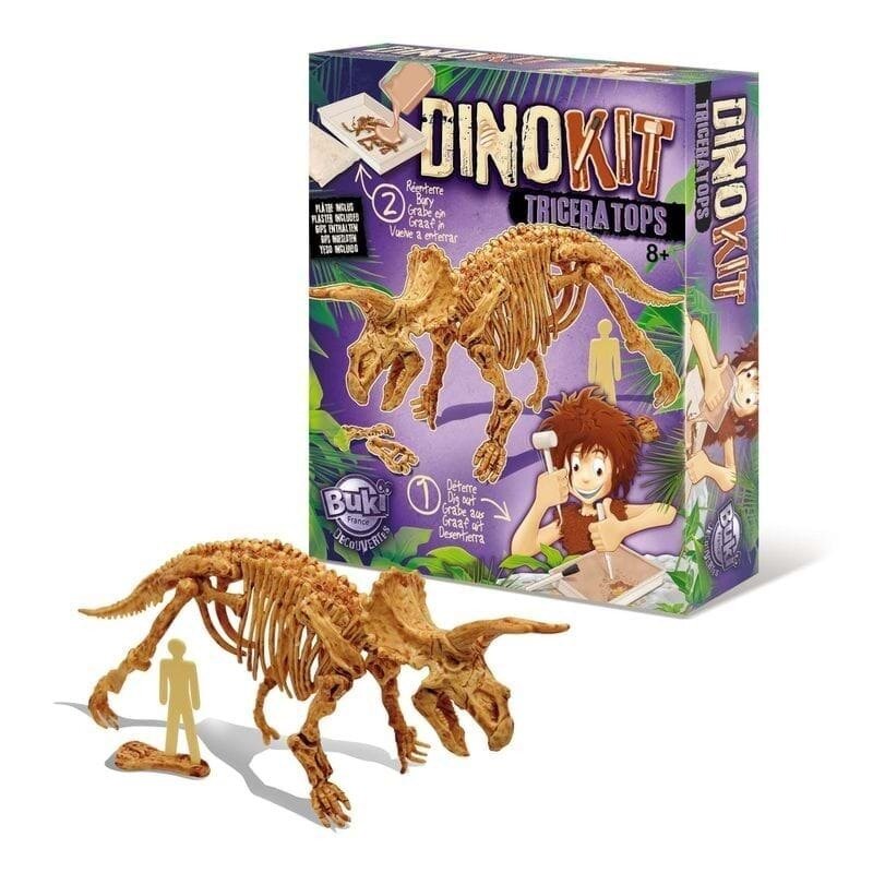 Buki france - paleontologie - dino kit, triceratops
