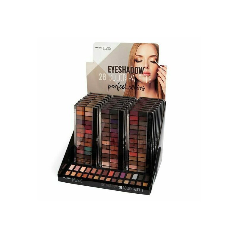 Paleta Farduri Perfect Colors, 28 Cul, Set 24buc Ref24110 Magic Studio