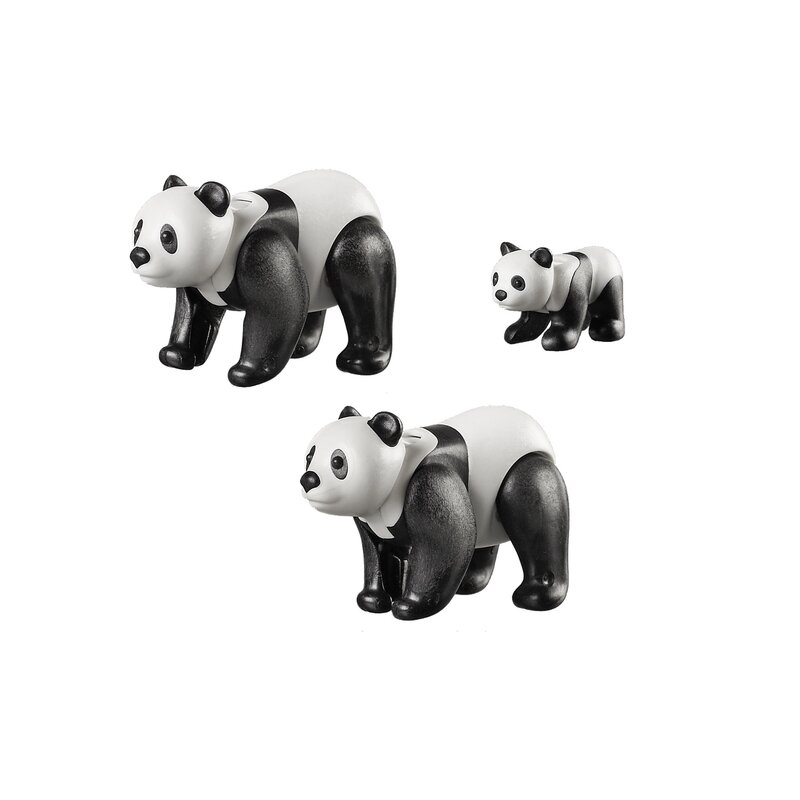 Playmobil - set figurine panda cu pui family fun