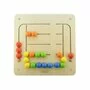 Panou motricitate fina labirint margele colorate, din lemn, +2 ani, Masterkidz - 2