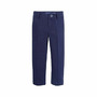 Pantaloni bleumarin din in (3527), 116 cm - 1