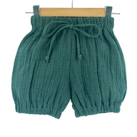 Pantaloni bufanti de vara pentru copii, din muselina, Curious Explorer, 2-3 ani
