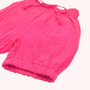 Pantaloni bufanti de vara pentru copii din muselina,  Pink Pop, 12-24 luni - 2
