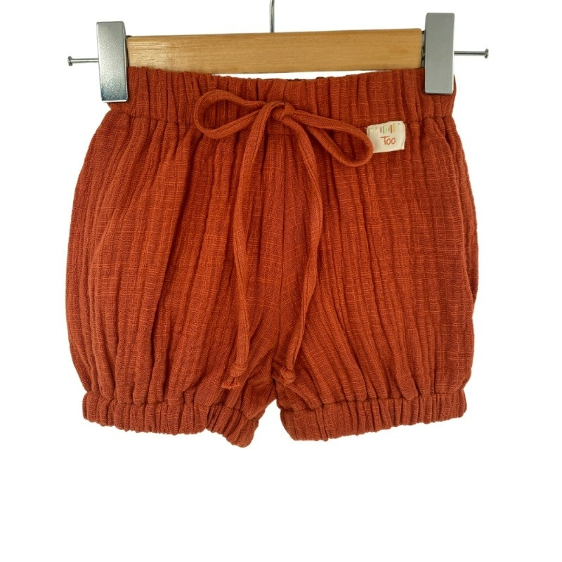 Pantaloni bufanti de vara pentru copii din muselina, Summer Toffee, 12-24 luni