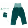 Pantaloni din lana merinos organica - wool fleece - Iobio - Emerald - 2