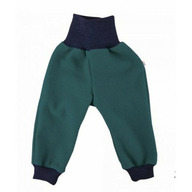 Pantaloni Emerald din lana merinos organica - tumble/boiled wool KbT - Iobio