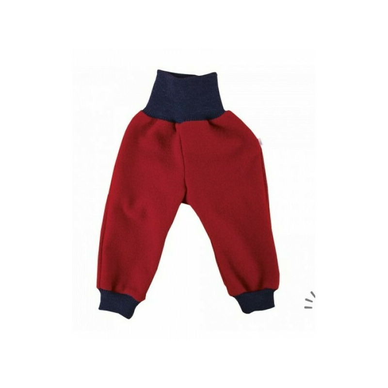 Pantaloni Ruby din lana merinos organica - tumble/boiled wool KbT - Iobio