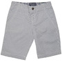 Pantaloni scurti albi cu dungi (3206), 6 ani / 116 cm - 1