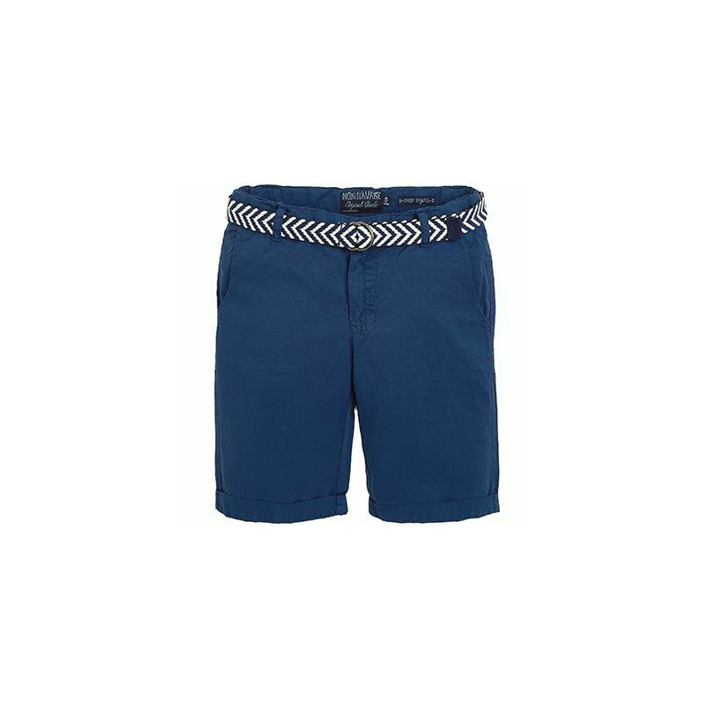 Pantaloni scurti bleumarin cu curea (6261), 10 ani / 140 cm