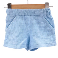 Pantaloni scurti de vara pentru copii, din muselina, Bluebird, 2-3 ani