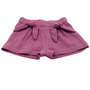 Pantaloni scurti pentru copii, din muselina, cu talie lata, Lavender, 4-5 ani - 2