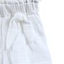 Pantaloni scurti pentru copii, din muselina, cu talie lata, Pearl, 5-6 ani - 2