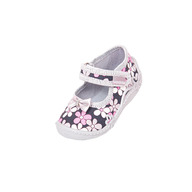 Pantofi cu interior de bumbac pentru fetite Vi-GGa-Mi Zosia Floricele marimea 19