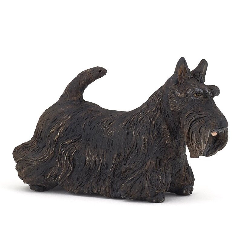 Figurina papo -catel scottish terrier negru