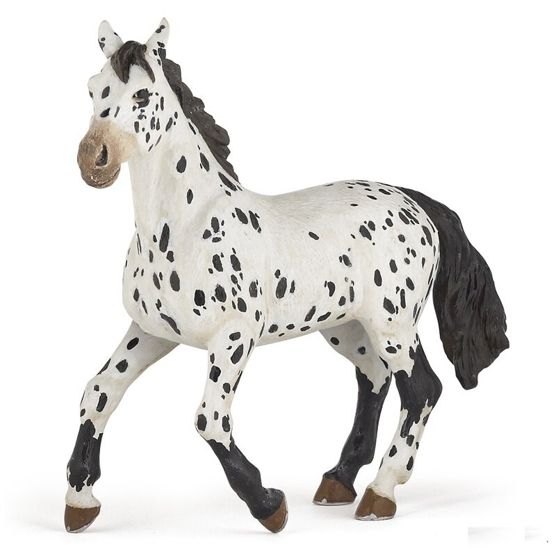 Figurina Papo Iapa appaloosa neagra