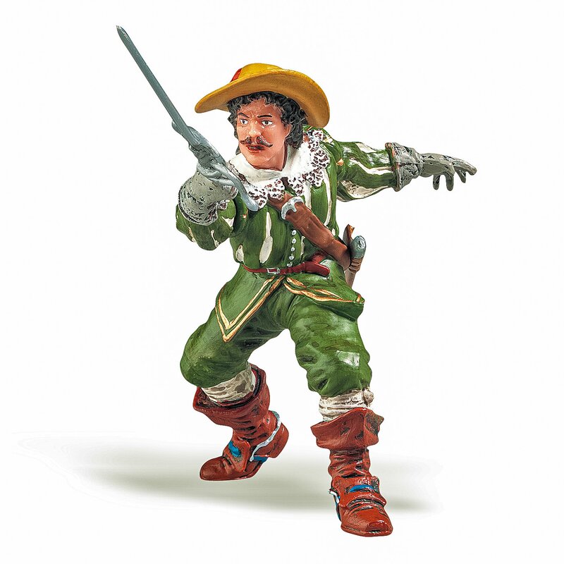 Papo - FIGURINA MUSCHETARUL D'ARTAGNAN