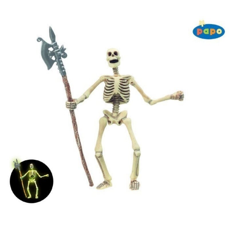 Figurina papo -schelet fosforescent