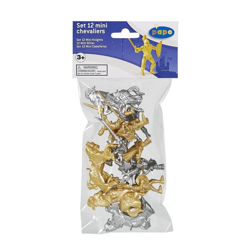 Papo - papo figurina set mini cavaleri 12 piese