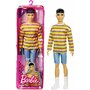 Mattel - Papusa Barbie Fashonista,  Baiat, Cu pulover supradimensionat - 1