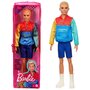 Mattel - Papusa Barbie Fashonista,  Cu bluza de trening, Multicolor - 4