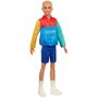 Mattel - Papusa Barbie Fashonista,  Cu bluza de trening, Multicolor - 5