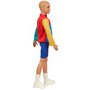 Mattel - Papusa Barbie Fashonista,  Cu bluza de trening, Multicolor - 6