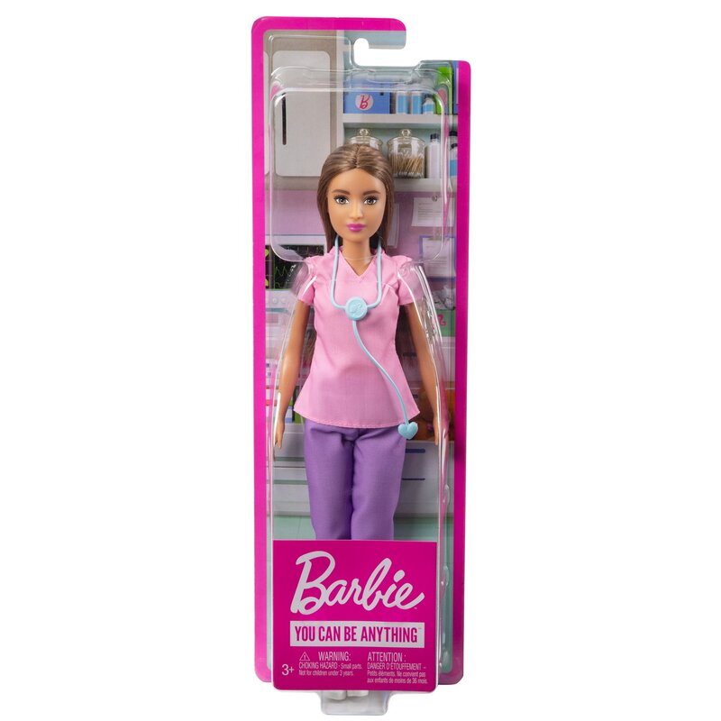 Mattel - PAPUSA BARBIE ASISTENTA MEDICALA SATENA